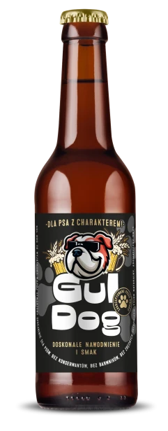 GulDog 0,33 l – butelka napoju dla psów
